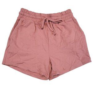 Zenana  Shorts Casual Pink Drawstring Pockets Womens Size Med New